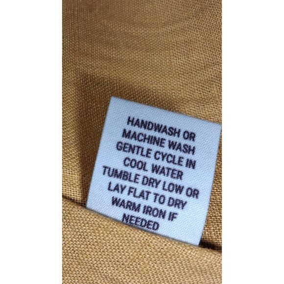 Love and confuse lithuania womens small 100% linen duster long mustard yellow - Picture 10 of 10